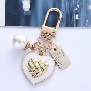 Heart pearl Pendant Keychain,Charm